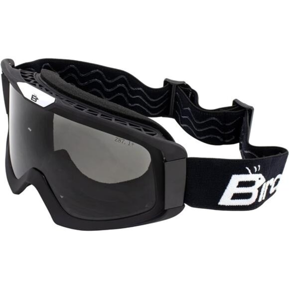OTG Motorcycle Goggles Fit Over Glasses ATV Riding Padded UV Protection Black - Picture 1 of 7